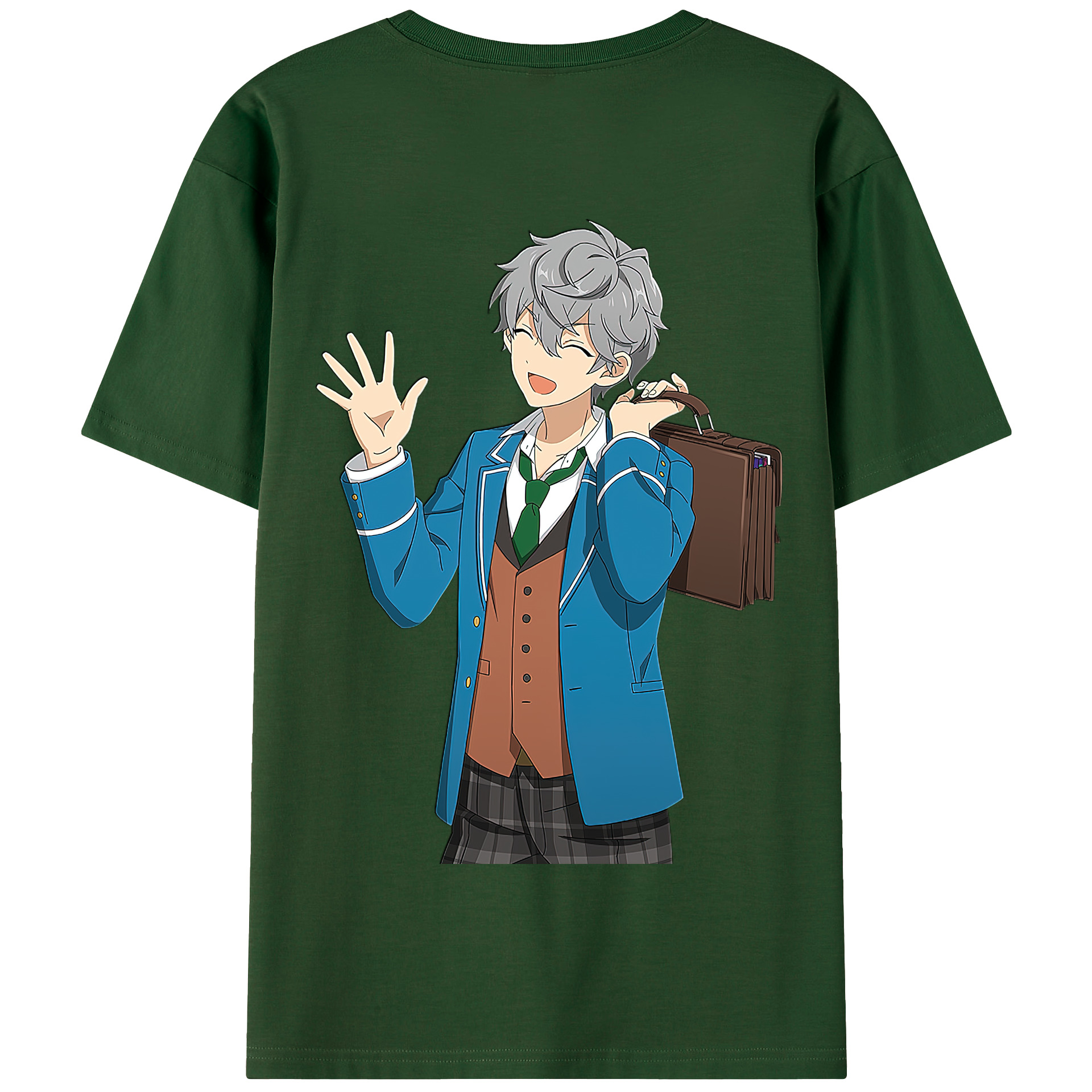 （画像用） あんさんぶるスターズ! Ensemble Stars 綿100％半袖Tシャツ（背面プリント）